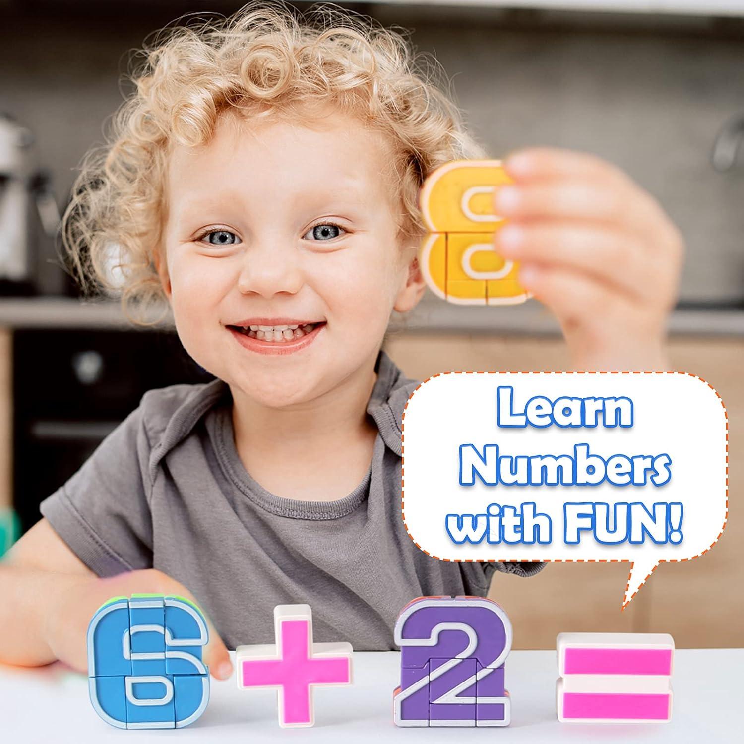 image:imageLiberty Imports 15 PCS Number Robots Transforming Toys Set Math Counting Numerical Transform Robot Figures Educational STEM Learning Bots for Kids
