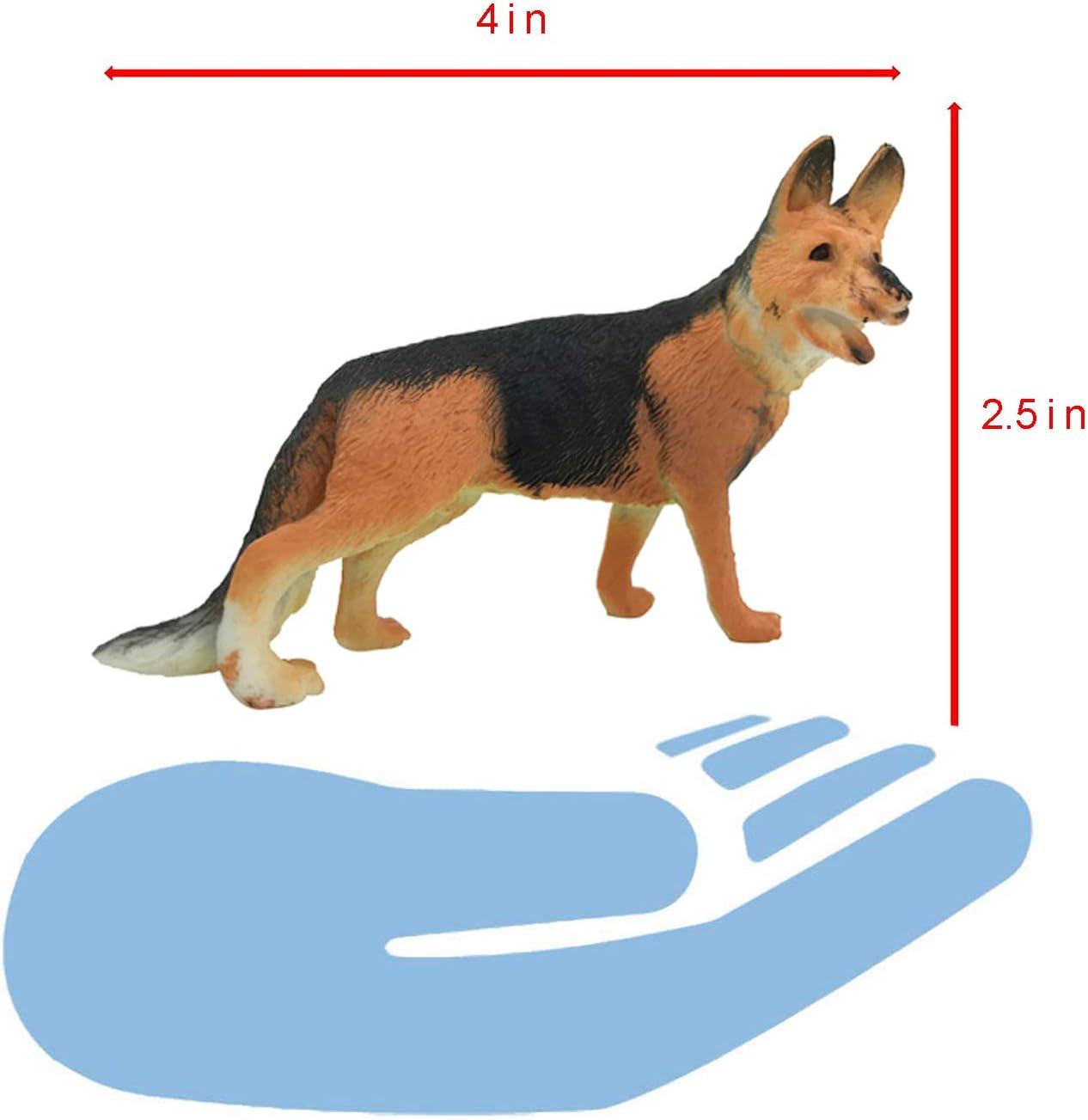 image:imageLiberty Imports 18 PCS Large Dog Figurines Playset 4 Toy Pet Puppy Realistic Play Figures Canine Bulk Animal Variety Cake Toppers Party Favors for Kids