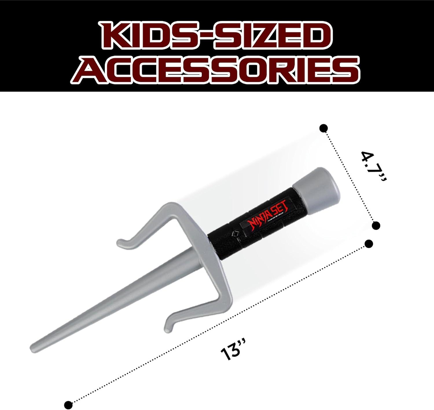 image:imageLiberty Imports 2 PCS Plastic Toy Ninja Sai Weapons for Kids Pretend Play Costume Accessories Children Imaginative Play and Cosplay
