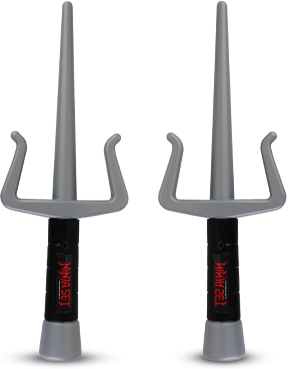 image:imageLiberty Imports 2 PCS Plastic Toy Ninja Sai Weapons for Kids Pretend Play Costume Accessories Children Imaginative Play and Cosplay