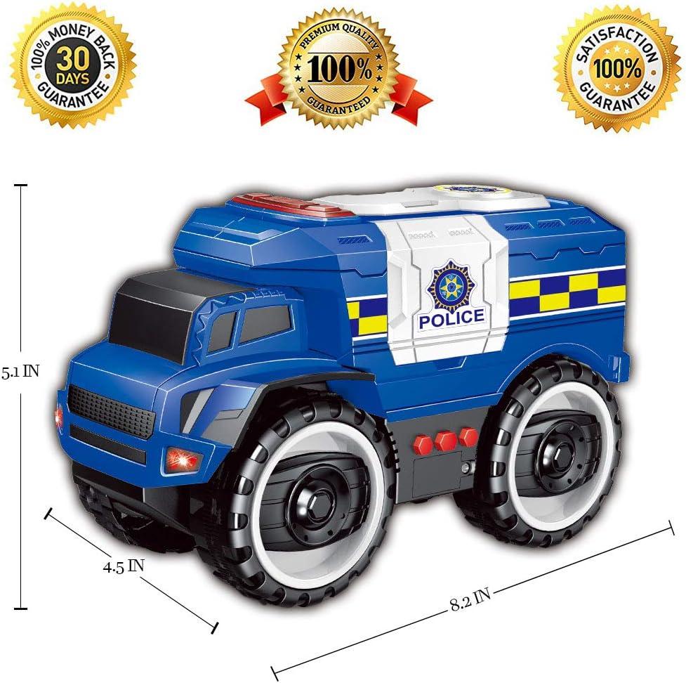image:imageLiberty Imports Big Wheel Police Monster Truck Toy Friction Powered Police Car for Kids with Lights amp Sounds Large Wheels Opening Doors and Realistic Police Siren Effects
