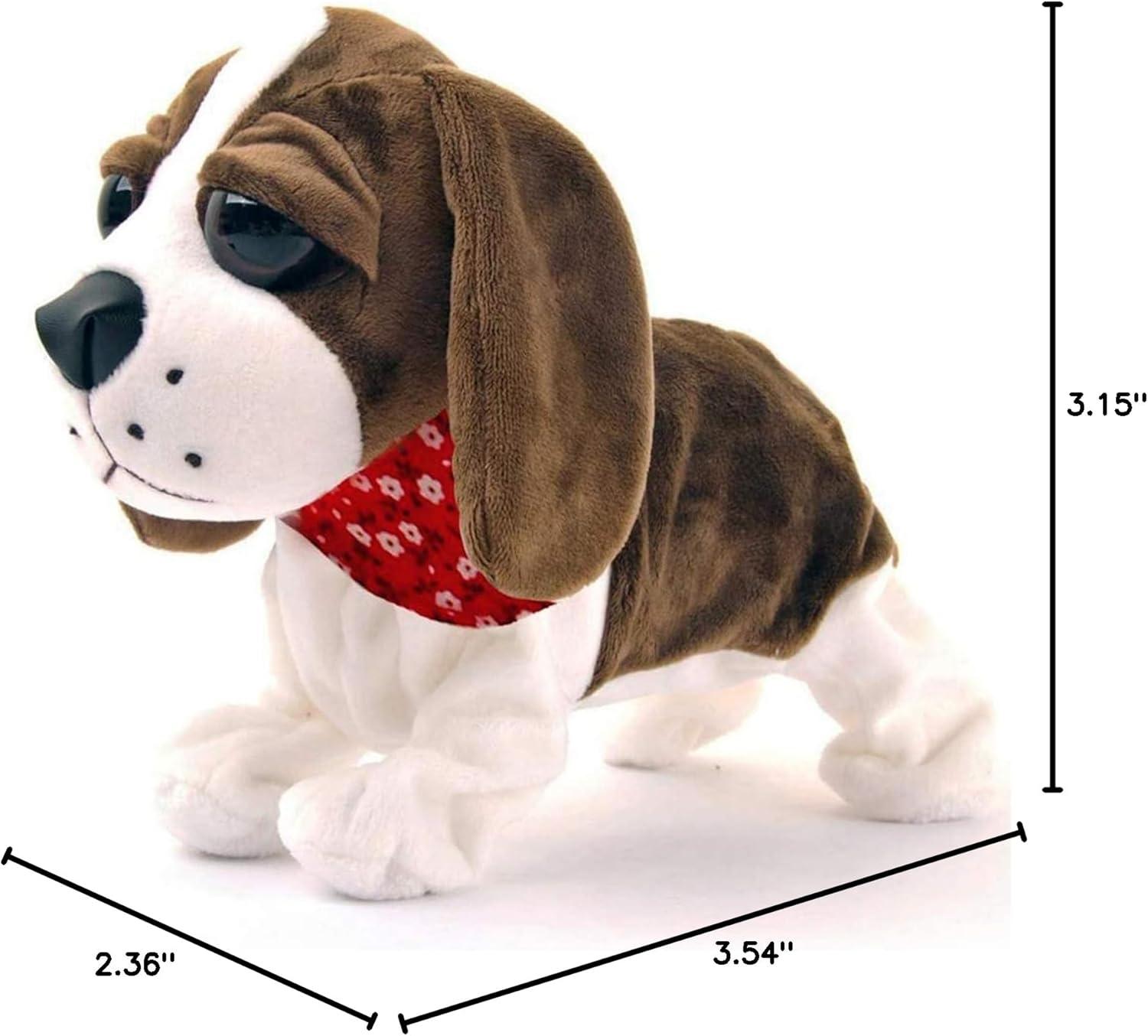 image:imageLiberty Imports Cute Interactive Puppy Dog Plush Animated Walking Barking Sitting Electronic Toy Pet with Sound and Touch Control Animal Companion for Kids