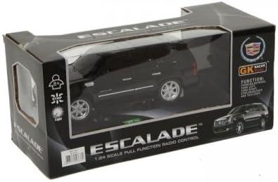 image:imageLiberty Imports RC General Motors Escalade 124 Scale Toy Replica Vehicle Officially Licensed Remote Control SUV with 24G FullFunction Technology Working Lights Black