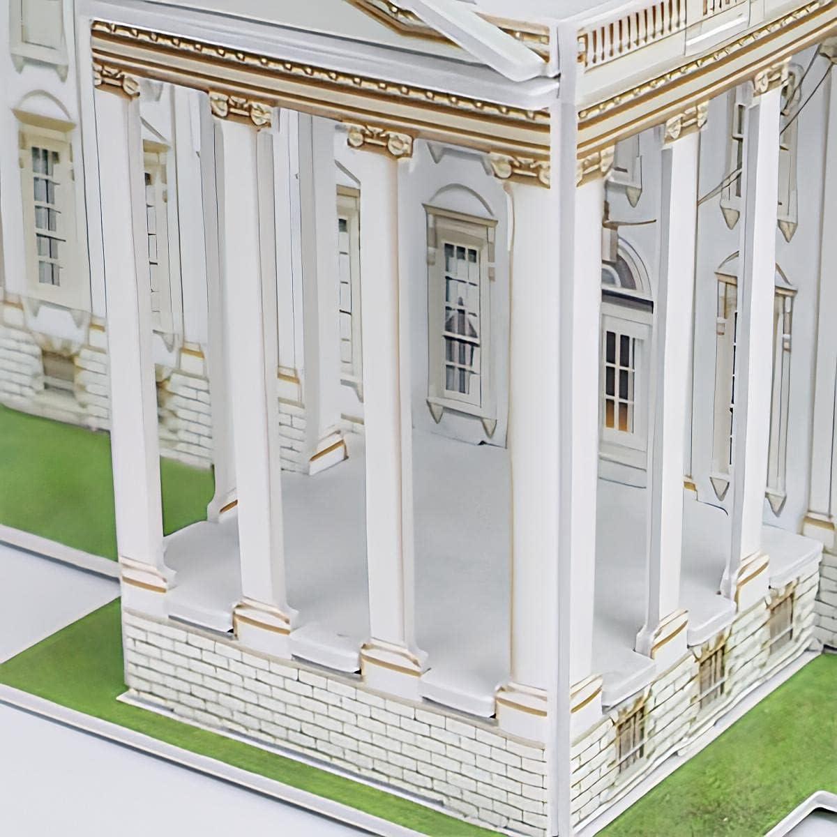 image:imageLiberty Imports The White House 3D Puzzle Architectural Puzzles for Adults and Kids Building Model DIY Kit 35 Pieces
