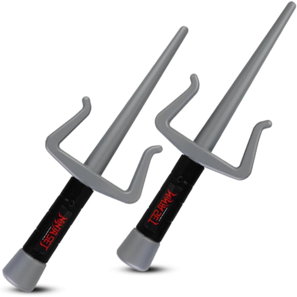 image:imageLiberty Imports 2 PCS Plastic Toy Ninja Sai Weapons for Kids Pretend Play Costume Accessories  Children Imaginative Play and Cosplay
