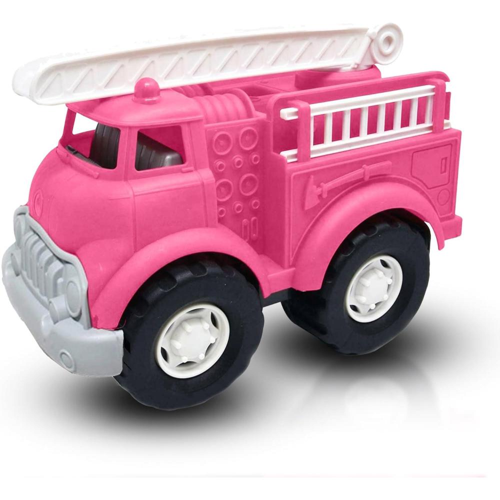image:imageLiberty Imports Big Plastic Toy Fire Truck for Toddlers Boys and Girls Pink Fireman Engine Vehicle with Rescue Ladders for Indoor and Outdoor Imaginative Play Pink