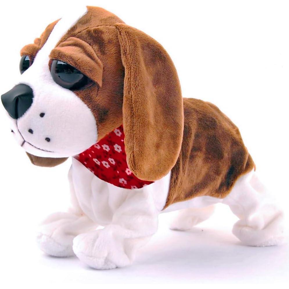 image:imageLiberty Imports Cute Interactive Puppy Dog Plush Animated Walking Barking Sitting Electronic Toy Pet with Sound and Touch Control Animal Companion for Kids