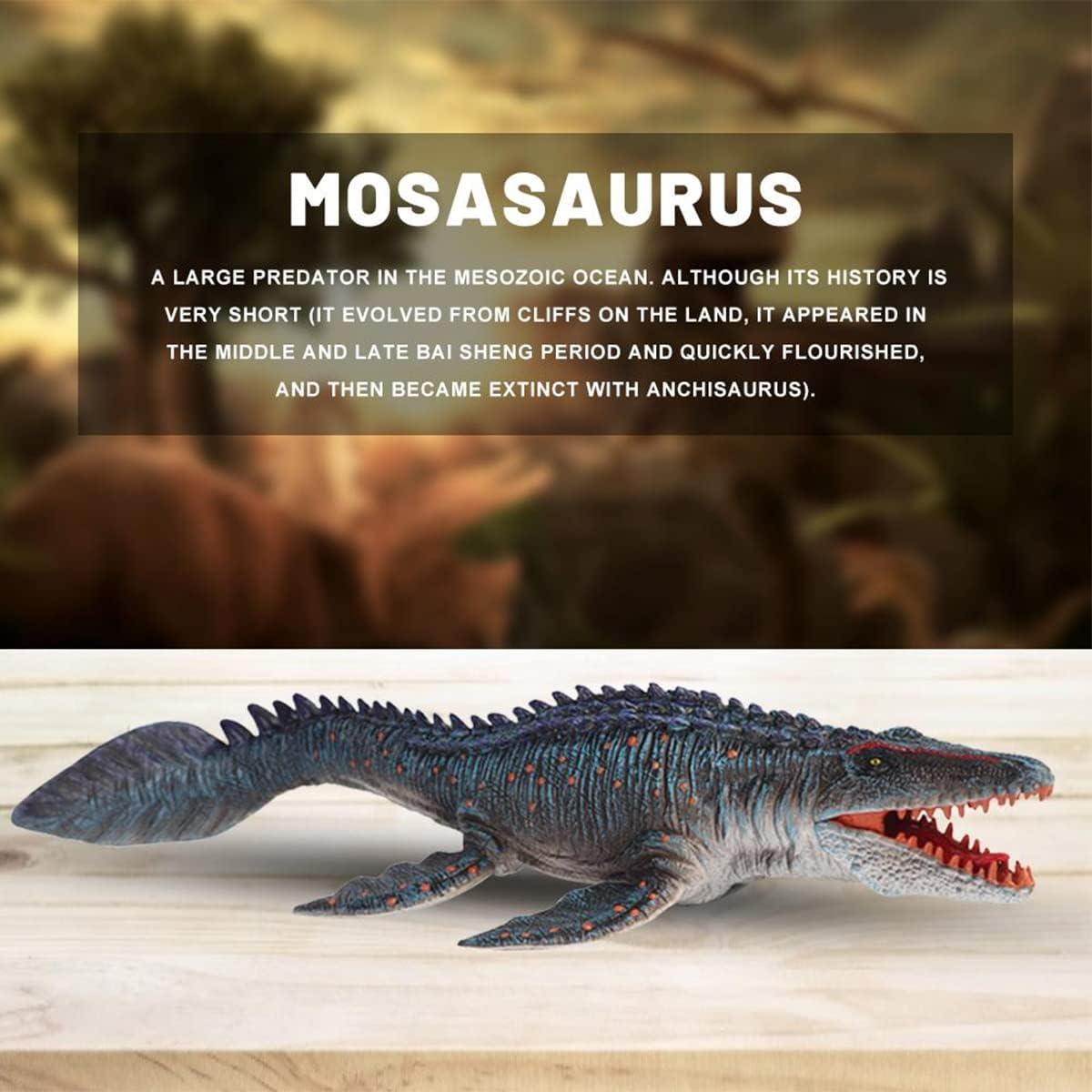image:imageJurassic Large Mosasaurus Dinosaur Toy Figure 134 Realistic Giant Sea Monster Figurine Educational Prehistoric Water World Ocean Creature for Model Decoration Display Collectors