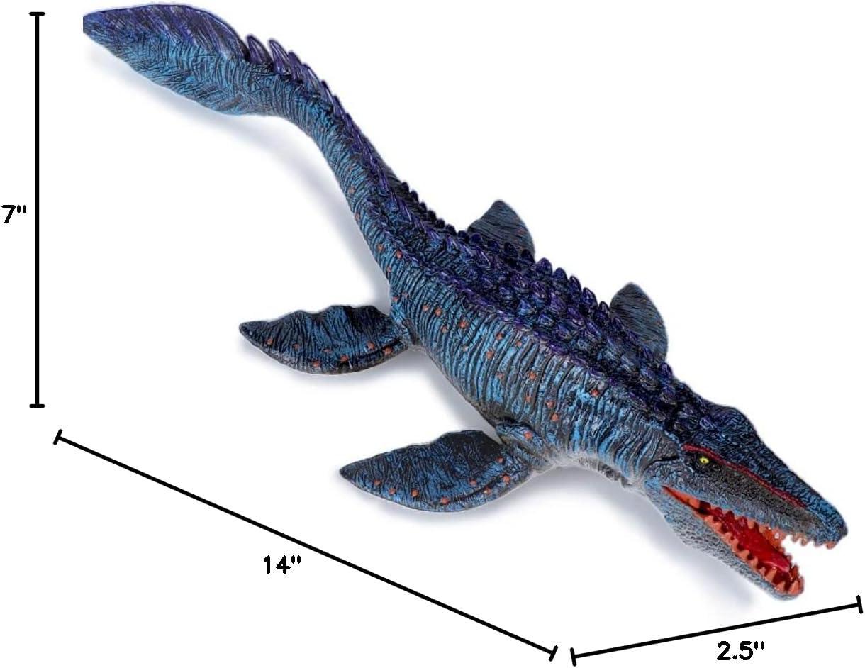 image:imageJurassic Large Mosasaurus Dinosaur Toy Figure 134 Realistic Giant Sea Monster Figurine Educational Prehistoric Water World Ocean Creature for Model Decoration Display Collectors