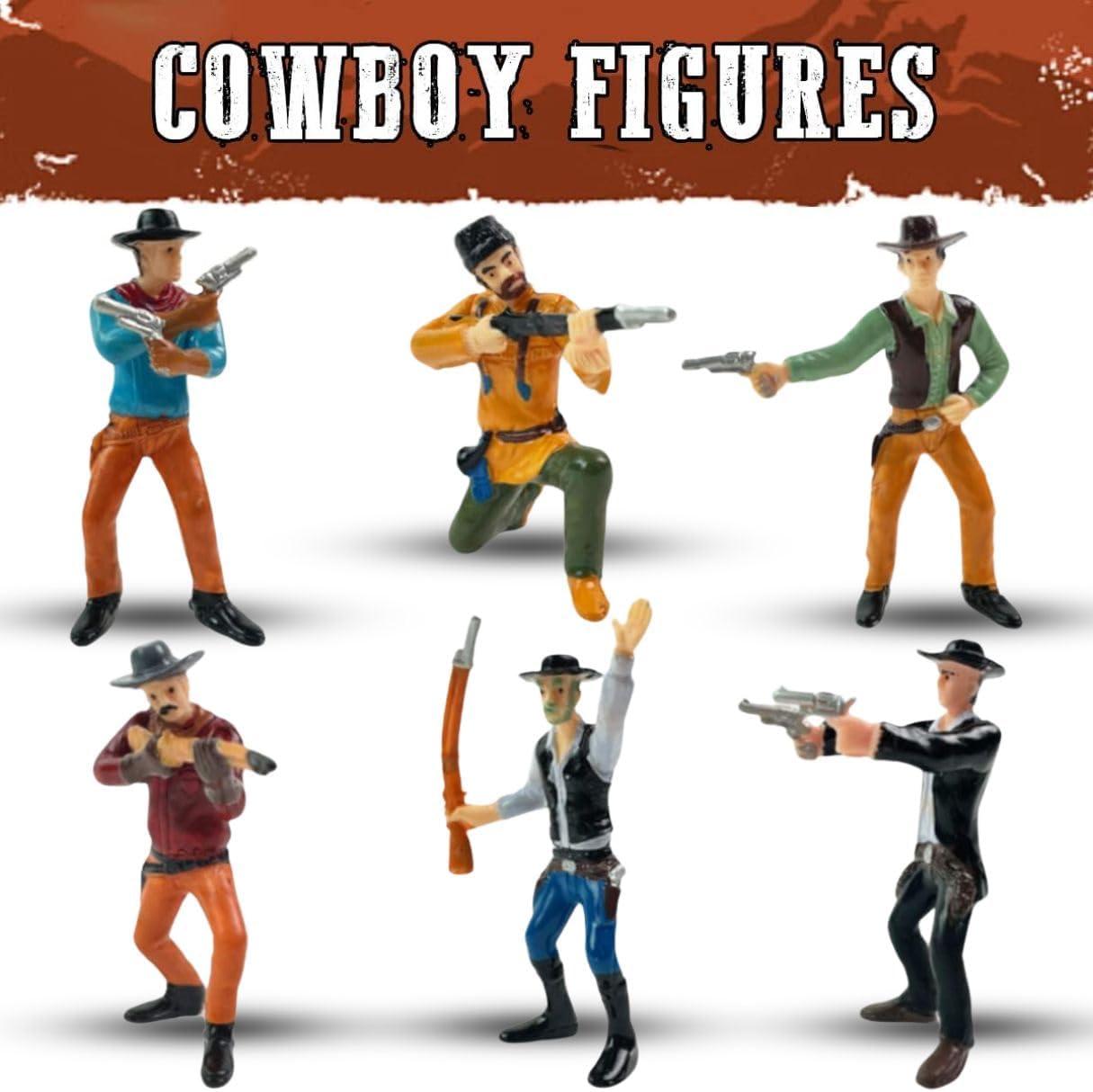 image:imageLiberty Imports 12 PCS Cowboy and Indian Figures Mini Wild West and Native American Toy Figurines with Realistic Details Western Cake Toppers Party Favors for Kids