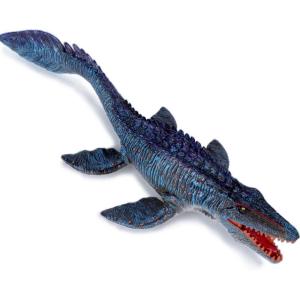 Jurassic Large Mosasaurus Dinosaur Toy Figure, 13.4″ Realistic Giant Sea Monster Figurine, Educational Prehistoric Water World Ocean Creature for Model Decoration, Display, Collectors