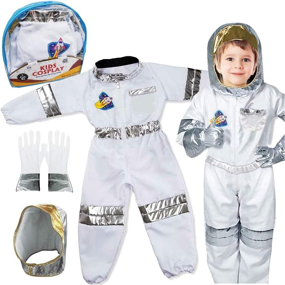 image:imageLiberty Imports Childrens Astronaut Space Costume Space Pretend Dress Up Role Play Set for Kids Cosplay Ages 47